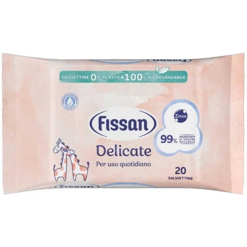 Fissan 20 de șervețele delicate pentru pielea sensibilă — preț și oferte