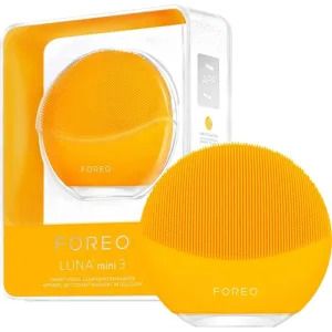 Foreo Luna 3 Mini – aparat pentru curățarea tenului – galben floarea-soarelui
