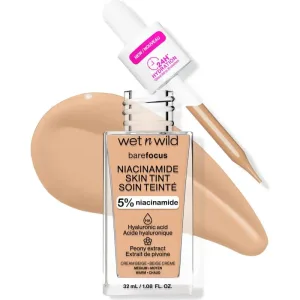 Wet n wild Bare Focus – fond de ten cu niacinamidă – crem bej