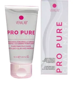 VERALAB PRO MASCĂ DE ARGILĂ PURĂ50ML