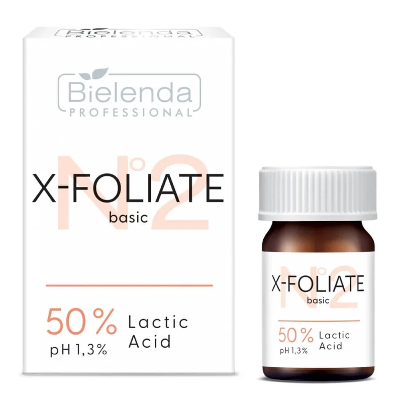 Bielenda Professional X-Foliate Basic Acid lactic 50%, 5 ml — preț și oferte