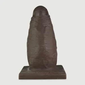 All The Girth Platinum silicon X-Large Dildo pentru întindere 31 cm - maro
