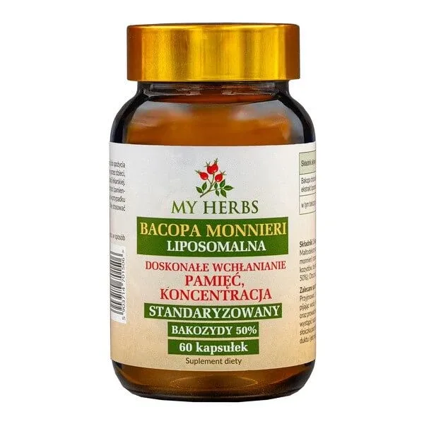 My Herbs Bacopa Monnieri Liposomal, capsule, 60 buc. — preț și oferte
