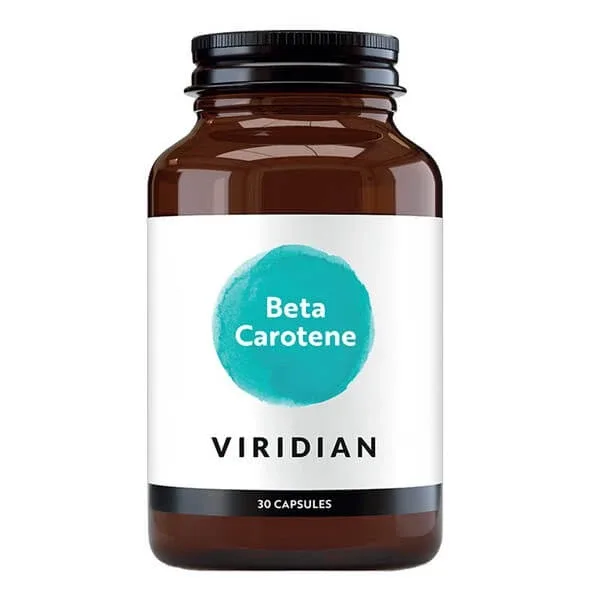 Viridian Natural Beta Carotene Complex, capsule, 30 buc. — preț și oferte