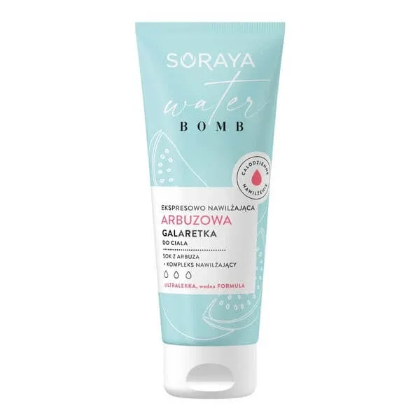 Soraya Water Bomb, jeleu hidratant expres pentru corp cu pepene roșu, 200 ml — preț și oferte