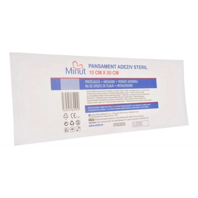 Plasture steril Pore 10CM X 30CM, Minut — preț și oferte