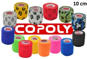 COPOLY BANDAGE autoaderent 10cm x 457cm culori mixte