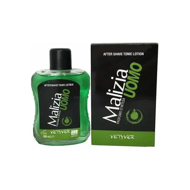 Malizia Uomo vetyver - loțiune tonică după ras 100 ml — preț și oferte