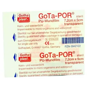 GOTA POR PU folie de rană 5cmx7.2cm sterilă 1 buc