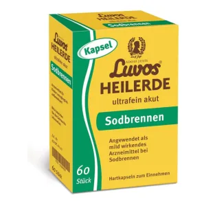 Luvos Healing Clay Ultrafine Acute Heartburn 60 Capsule