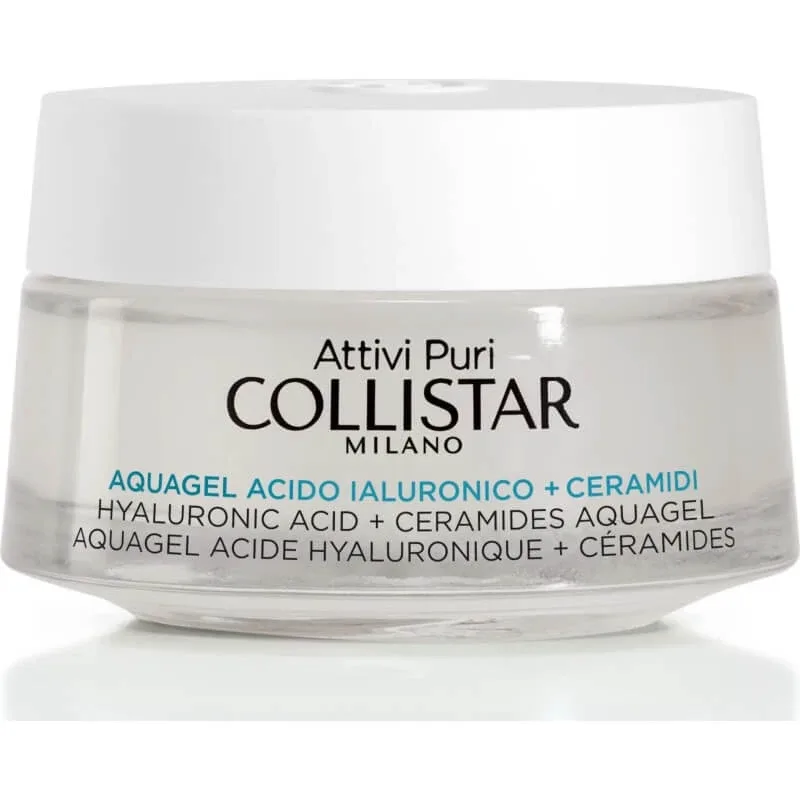 Collistar ingrediente active pure - aquagel cu acid hialuronic + ceramide 50 ml — preț și oferte