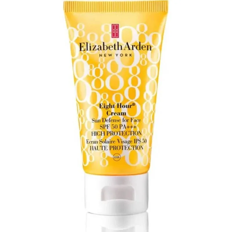 Elizabeth Arden Cremă de protecție solară pentru față, SPF 50, protecție ridicată timp de 8 ore, 50 ml — preț și oferte