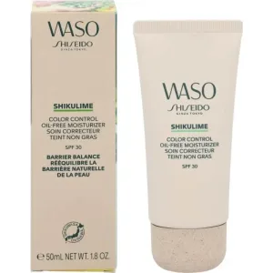 Shiseido Waso Shikulime Color Control Oil-Free Moisturizer SPF 30 – cremă hidratantă colorată 50 ml