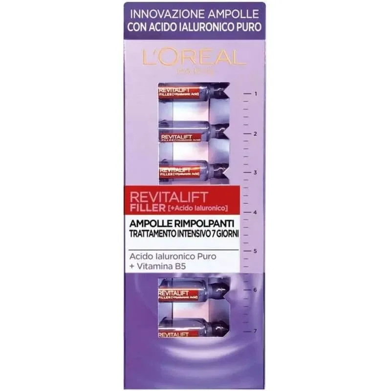 L'Oréal Paris Revitalift Filler + acid hialuronic - fiole pentru redarea volumului — preț și oferte