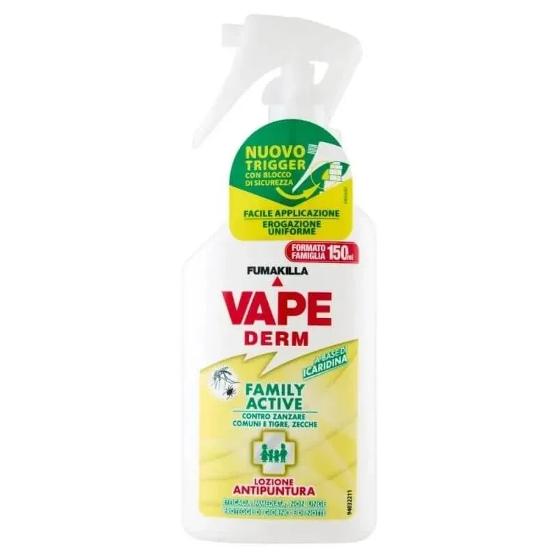 Vape Derm family active – loțiune împotriva înțepăturilor, 150 ml, spray — preț și oferte