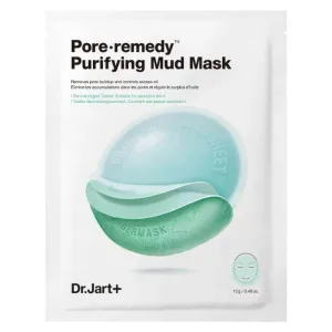 Dr.jart+ Dermask pore-remedy purifying mud mask – mască exfoliantă pentru puncte negre și sebum, 13 g
