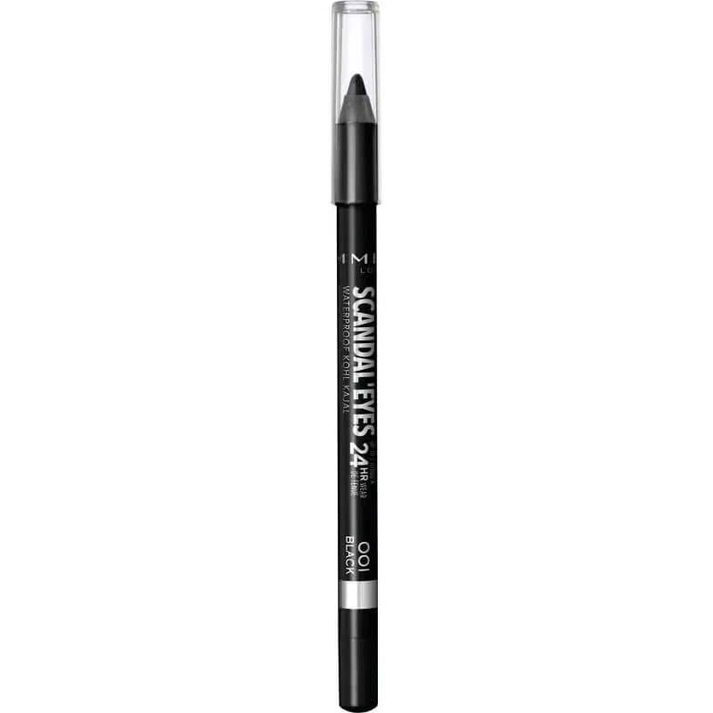 Rimmel Scandal’Eyes – creion de ochi kajal rezistent la apă nr. 001 negru Rimmel London — preț și oferte
