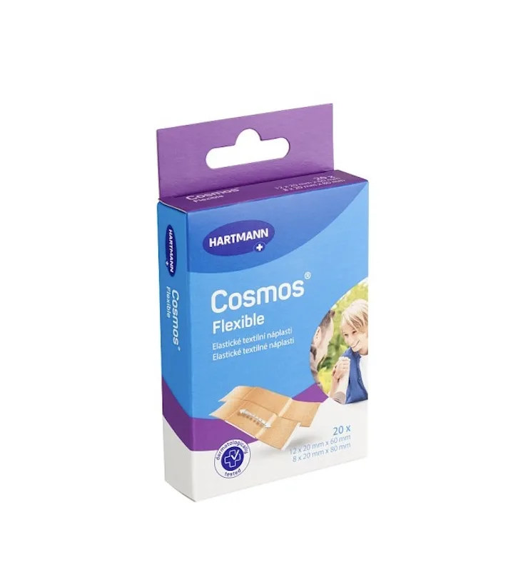 PLASTURI COSMOS FLEXIBLE ELASTICI 2 DIMENSIUNI 20BUC HARTMANN — preț și oferte