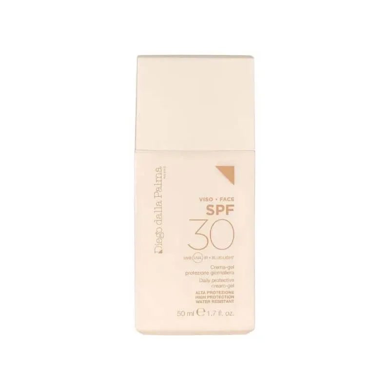 Diego dalla Palma Cremă-gel solară pentru față SPF 30, pentru uz zilnic, cremă de protecție zilnică, protecție ridicată, 50 ml — preț și oferte
