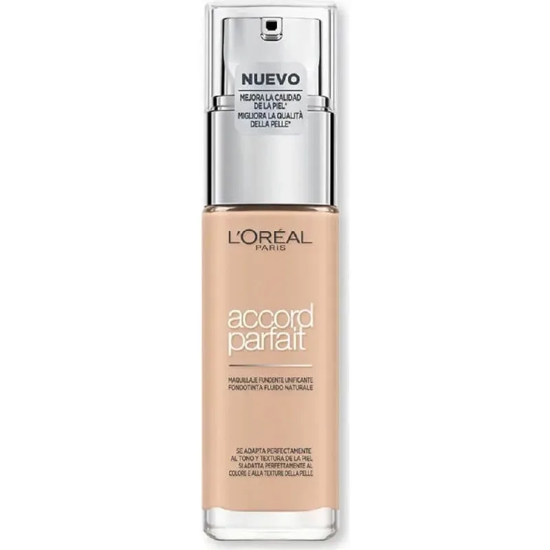 L’Oréal Paris Accord Parfait Fond de Teint – fond de ten fluid – nr. 2r2c2k Vanille Rose — preț și oferte