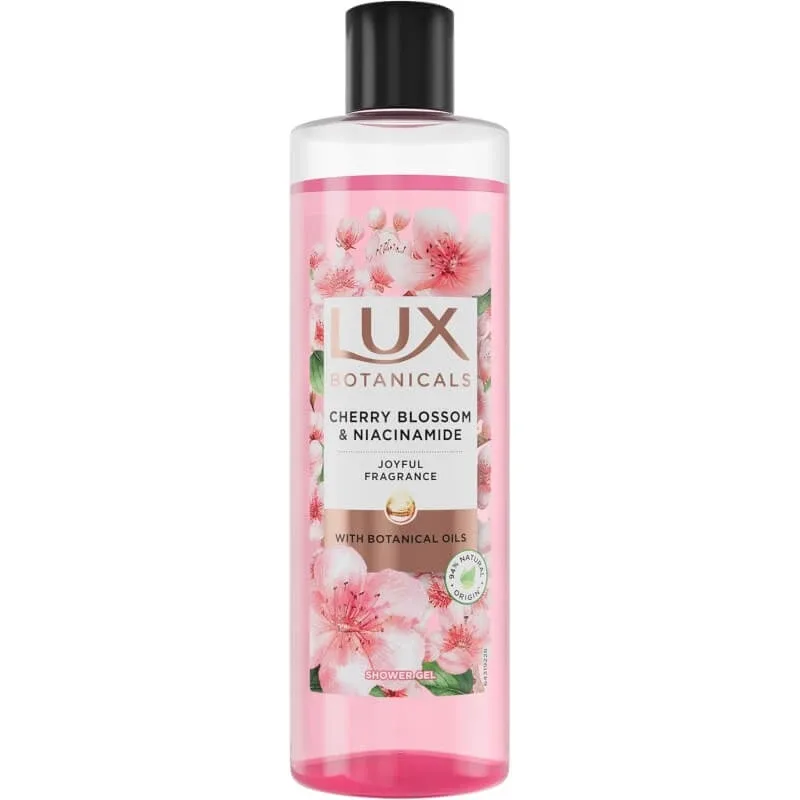 Lux Cherry blossom & niacinamidă - gel de duș iluminator 490 ml — preț și oferte