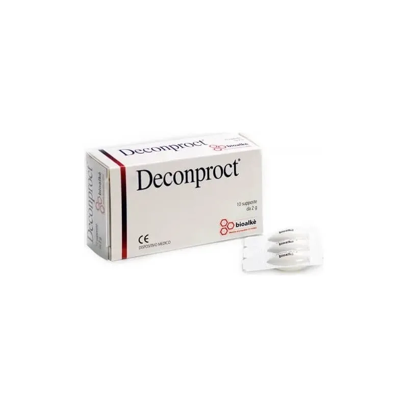 Deconproct – tratament calmant pentru canalul anorectal, 10 supozitoare — preț și oferte