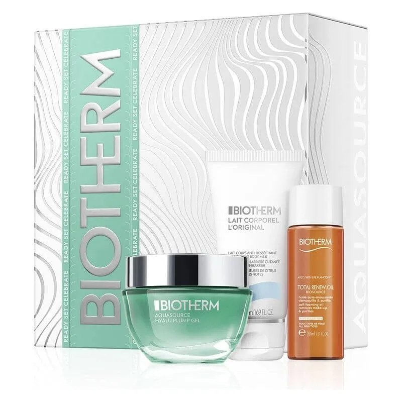 Set Biotherm Aquasource Hyalu Plump Gel – rutină completă de înfrumusețare — preț și oferte