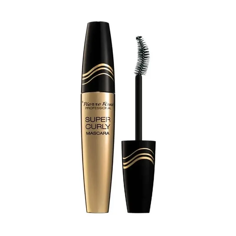 Pierre René Super Curly – rimel pentru curbare, 15 ml, negru — preț și oferte