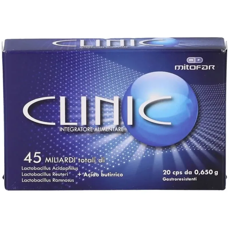Clinic 20 capsule – supliment alimentar cu bacterii lactice vii — preț și oferte