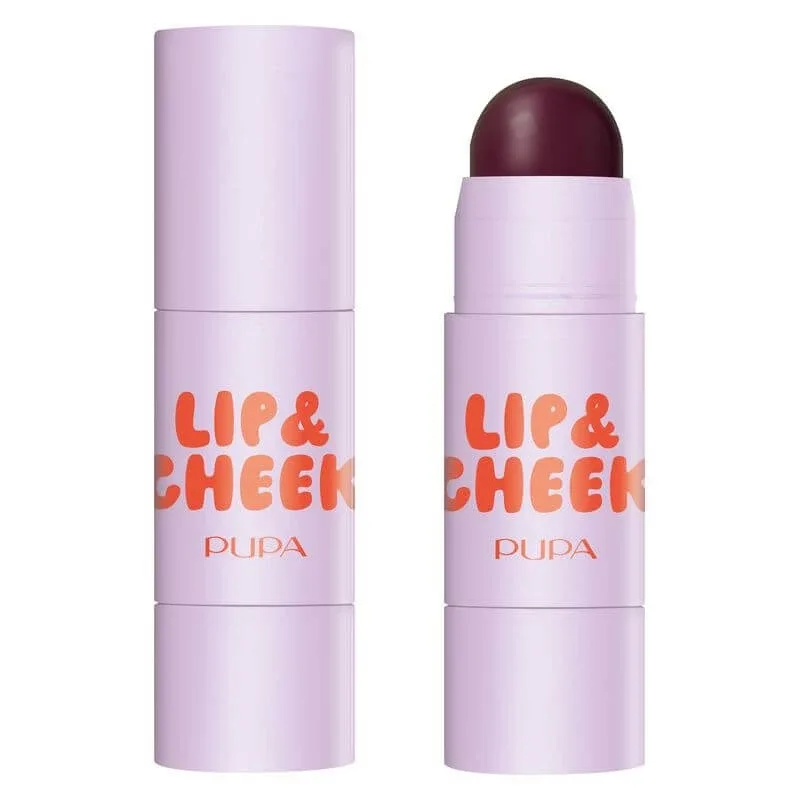 Pupa lip & cheek – fard de obraz și balsam de buze nr. 003 juicy cherry — preț și oferte