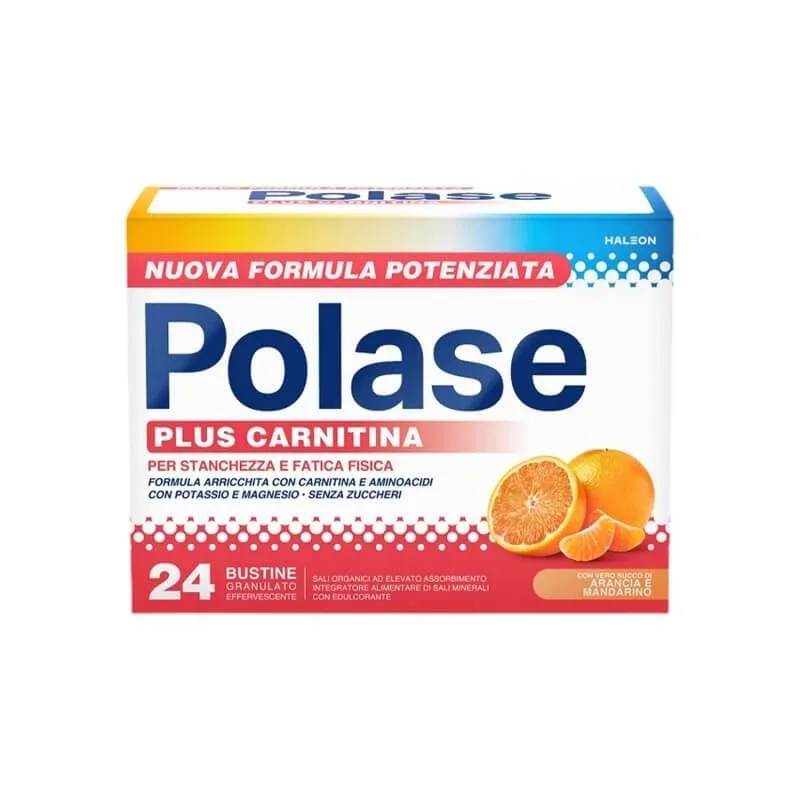 Polase plus carnitină 24 plicuri – supliment alimentar pentru oboseală și efort fizic — preț și oferte