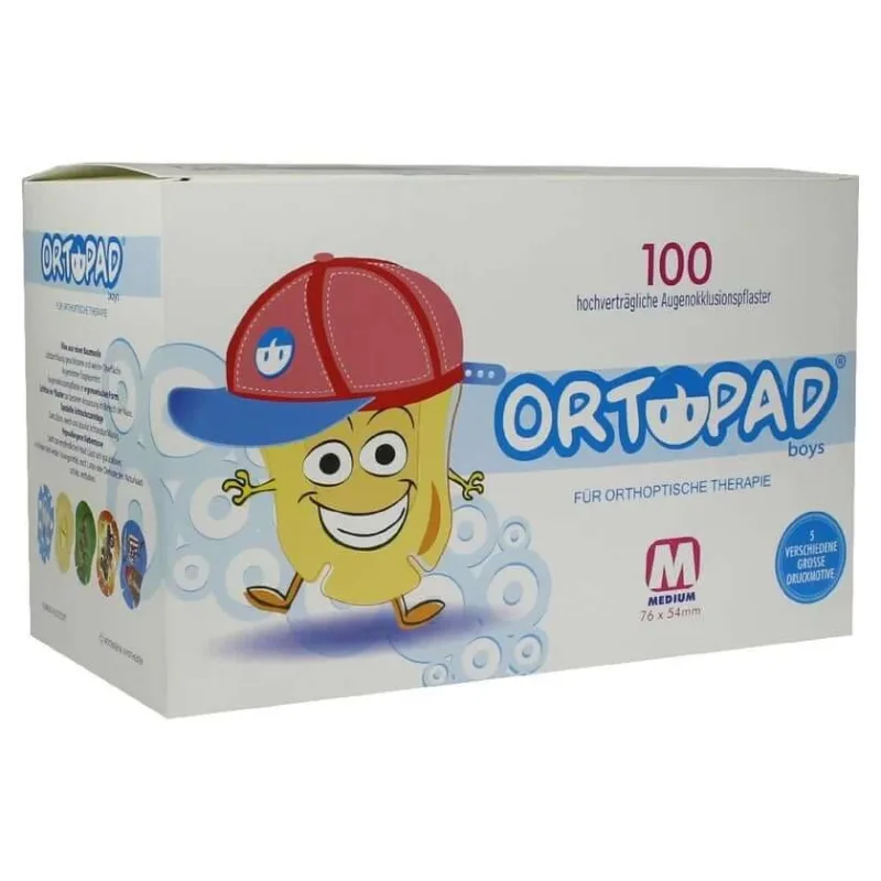 Ortopad pentru băieți tampon mediu de ocluzie pentru ochi 100 buc — preț și oferte