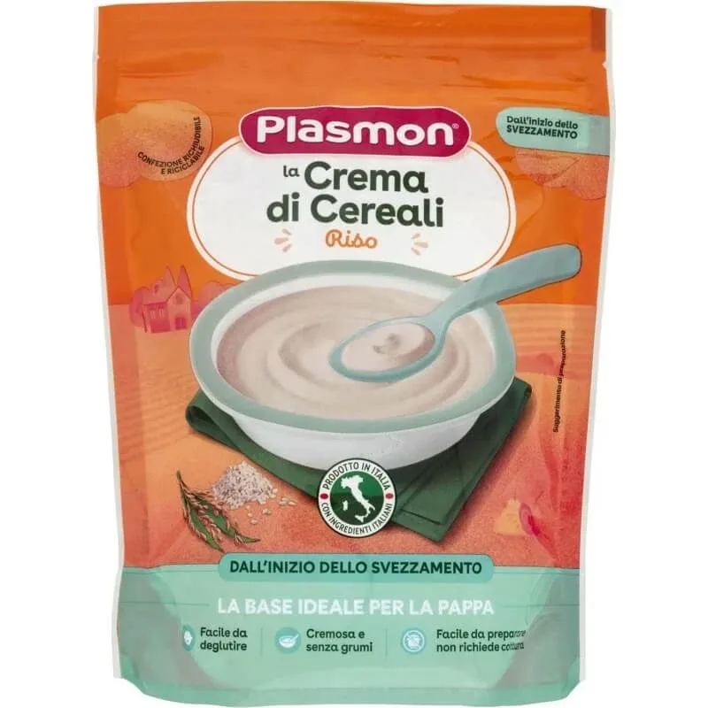 Plasmon, cremă de cereale cu orez – aliment pentru copii, 200 g — preț și oferte