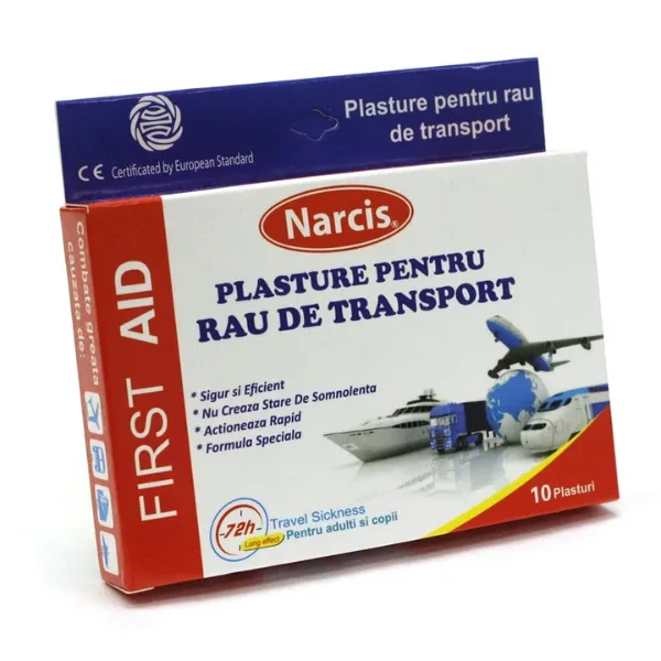 Plasturi pentru rau de miscare, Narcis | 10 buc — preț și oferte