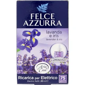 Felce Azzurra – Deodorant de cameră, rezerve pentru difuzor electric luminos, cu aromă de talc și lavandă
