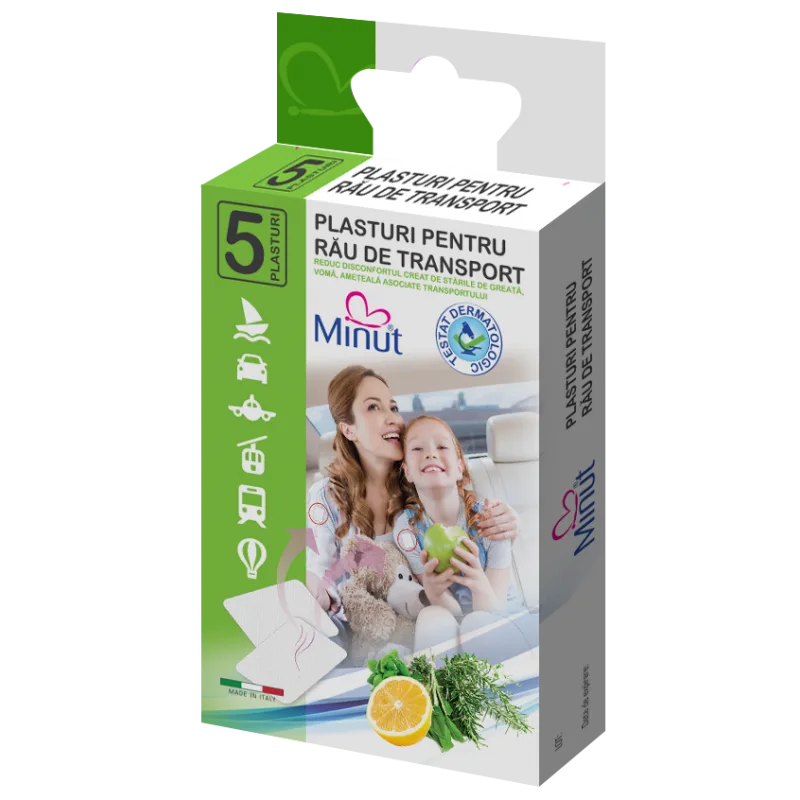 Plasturi pentru rau de transport X 5 buc, Minut — preț și oferte