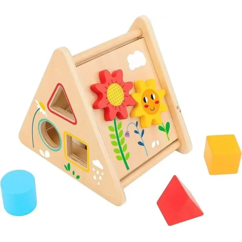Tooky toys Triunghi de activități din lemn 12 luni+ — preț și oferte