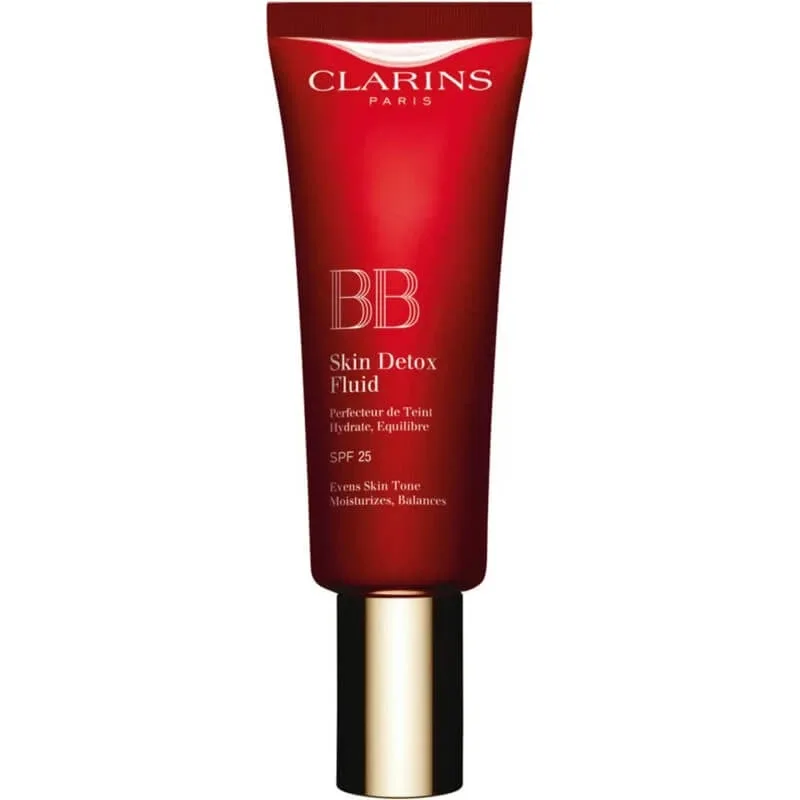 Clarins BB Skin Detox Fluid – cremă colorată cu SPF 25, nr. 00 Fair — preț și oferte