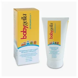 Babygella Gel de curățare 2 în 1 pentru nou-născuți și copii, hidratant și regenerant, 150 ml