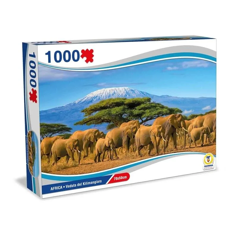 Teorema Puzzle Africa, 1000 de piese, vedere spre Kilimanjaro, 70x50 cm — preț și oferte