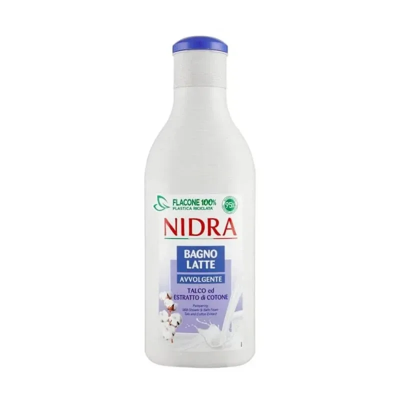 Nidra Loțiune de baie cu talc și extract de bumbac 750 ml — preț și oferte