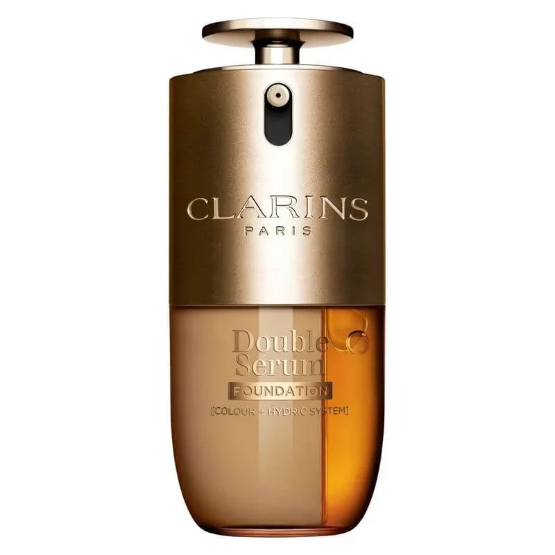 Clarins Double Serum Foundation – fond de ten hibrid sub formă de ser, nr. M5W — preț și oferte