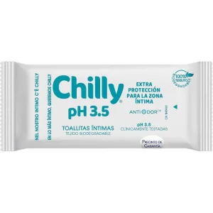 Chilly pH 3,5 – 12 șervețele intime cu protecție suplimentară