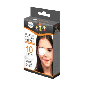 Plasturi sterili pentru ochi, copii X 10buc, Minut
