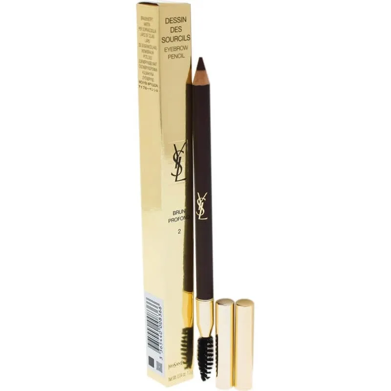 Yves Saint Laurent Dessin des sourcils – creion pentru sprâncene nr. 02, brun intens — preț și oferte