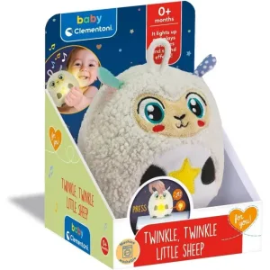 Clementoni Twinkle twinkle – oiță de pluș cu lampă de veghe și melodii relaxante