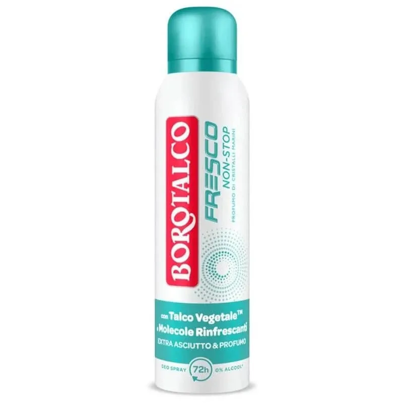 Borotalco Fresco non-stop – deodorant spray cu cristale marine, 150 ml — preț și oferte