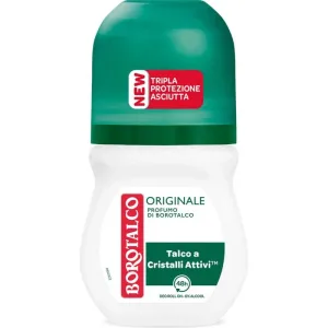Borotalco original, cu parfum de talc – deodorant roll-on cu eficacitate de 48 de ore, 50 ml