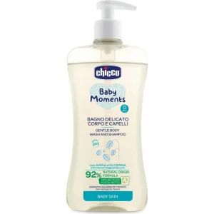 Chicco Baby Moments - gel de baie delicat pentru corp și păr, 500 ml