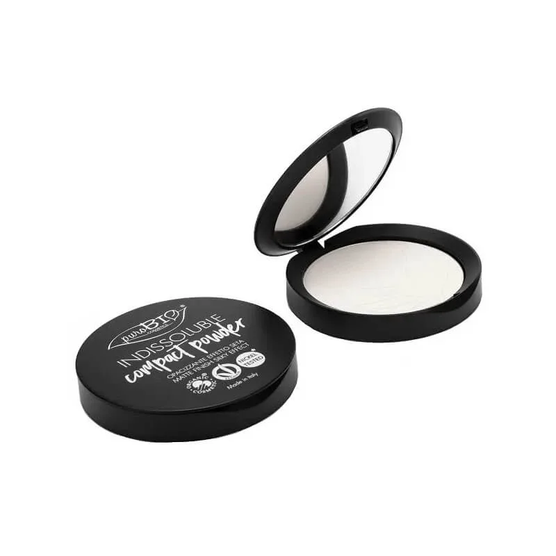 Purobio indissoluble compact powder – pudră matifiantă cu textură catifelată t00 — preț și oferte